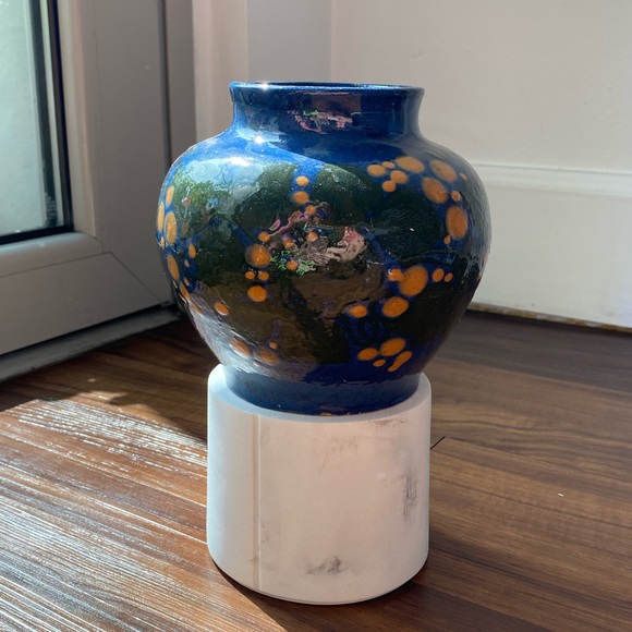 Elchinger et Cie French pottery vase - Picture 2 of 5